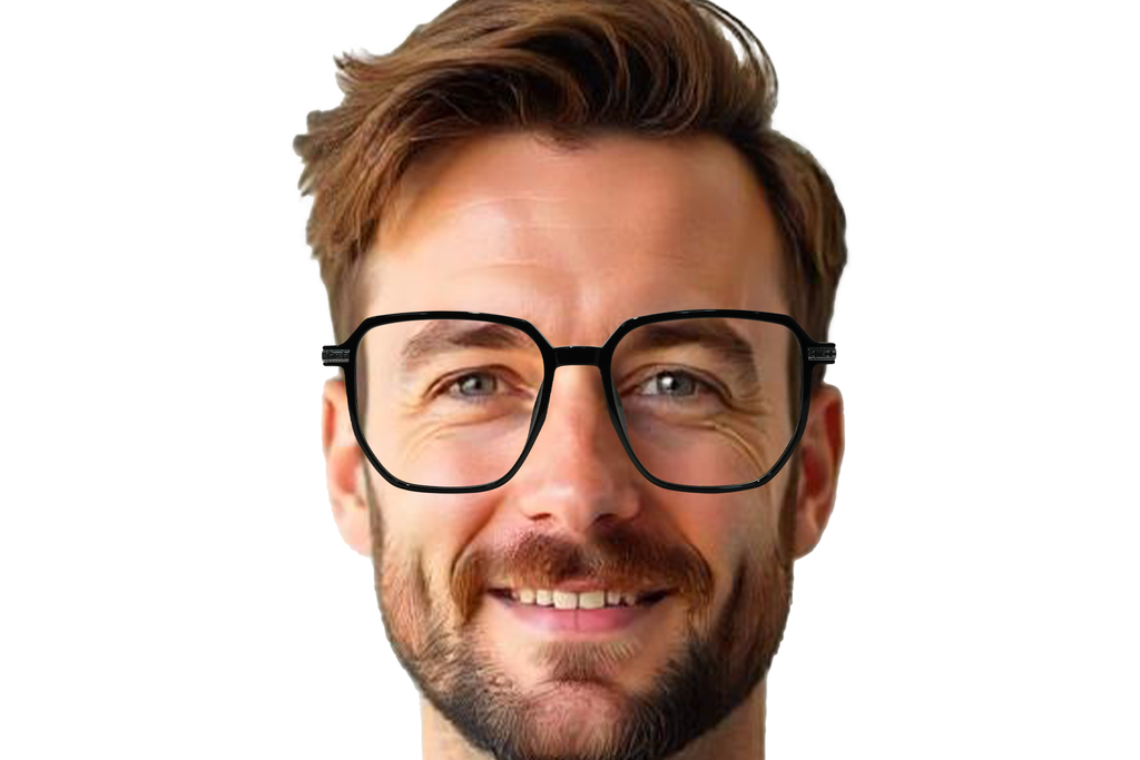 SPECSRAY EYEGLASSES HEXAGON  FULL RIM TR SHEET