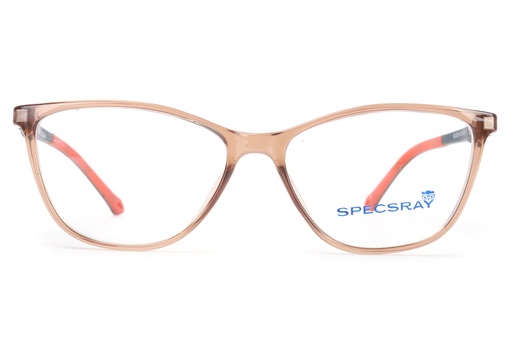 SpecsRay Tr Full Rim Cateye clip-on (Brown) [BBC2014] [1210]