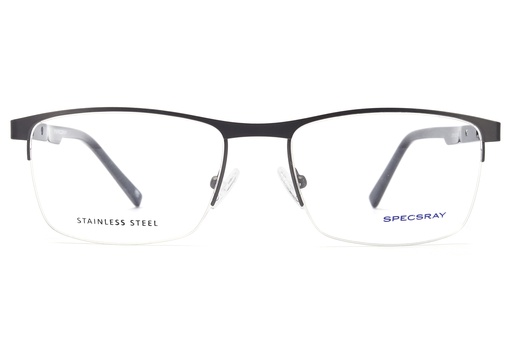 SpecsRay Half Rim Rectangle (Matt Grey) [2760] [1074]