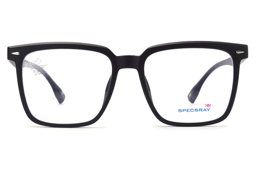 SpecsRay Square Acetate Full Rim (Matt Black) [K8460] [1335]
