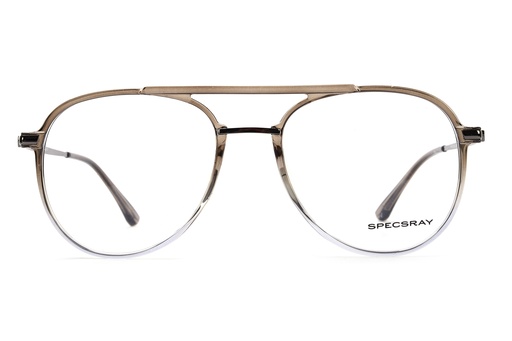 SpecsRay Full Rim Acetate Aviator (Grey) [H00156] [1353]