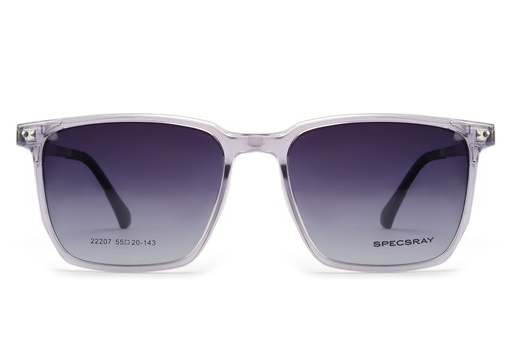 [1153] SpecsRay Square Sheet Full Rim clip-on eyeglass